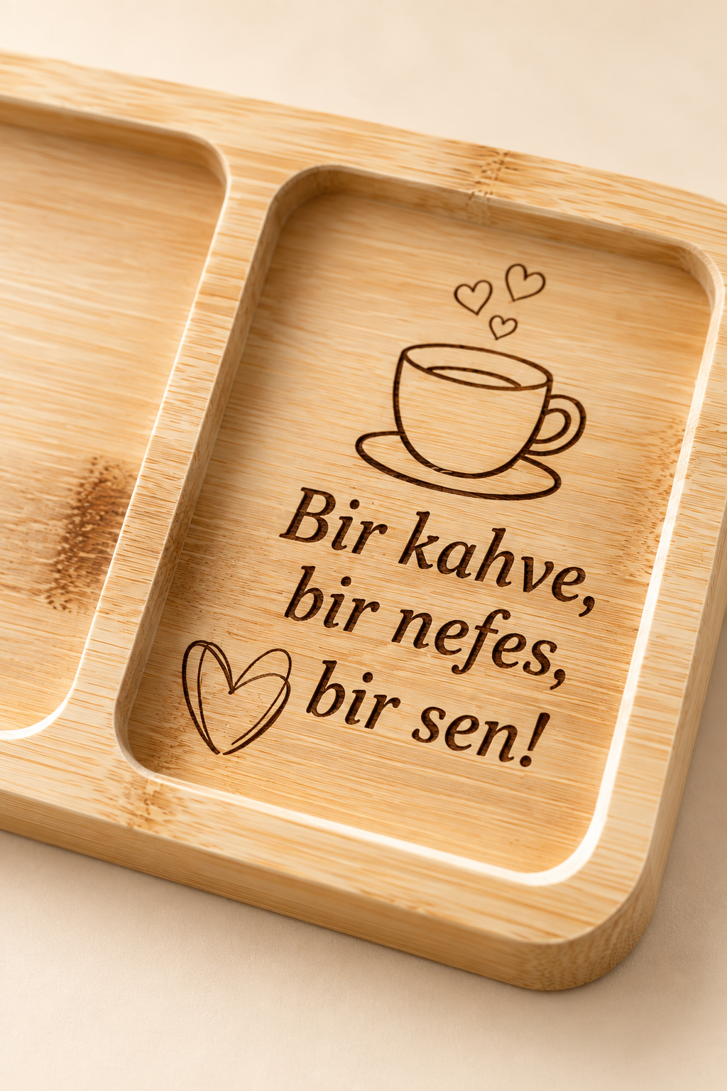 "Bir Kahve, Bir Nefes, Bir Sen" Bambu Çerezlik