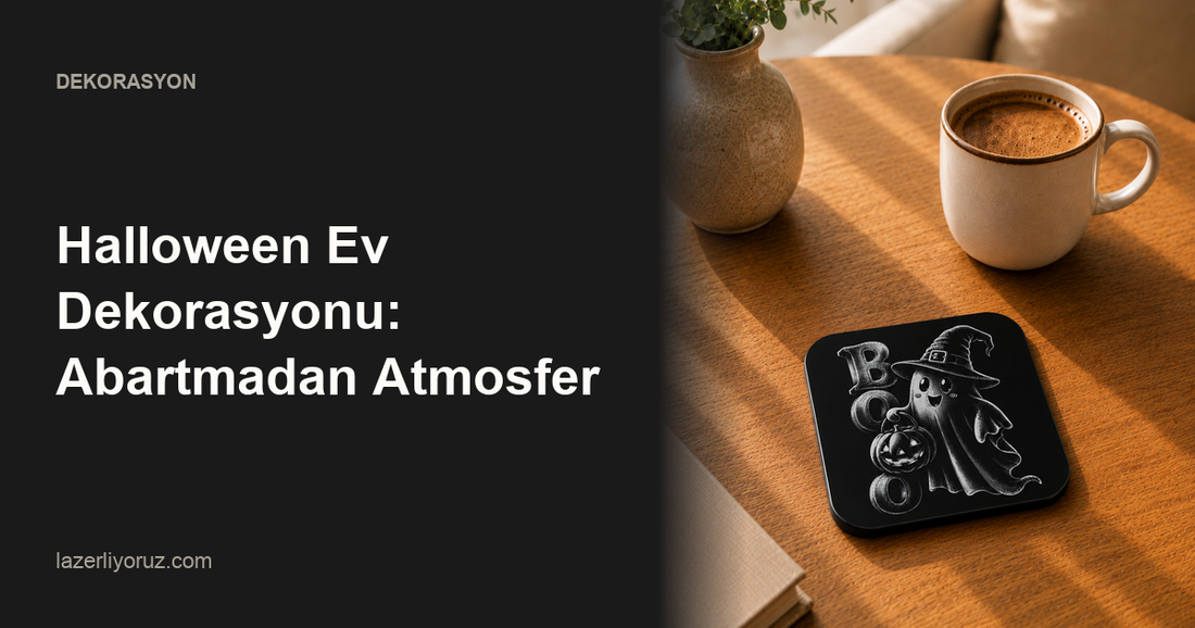 Halloween Ev Dekorasyonu: Abartmadan Atmosfer — Lazerliyoruz